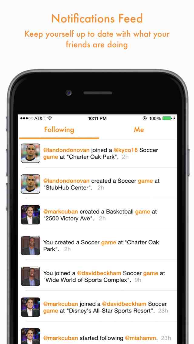 Gamesite Play pickup sport games App for iPhone New iPhone Sports App